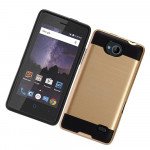 Wholesale ZTE Tempo, N9131 Armor Hybrid Case (Champagne Gold)